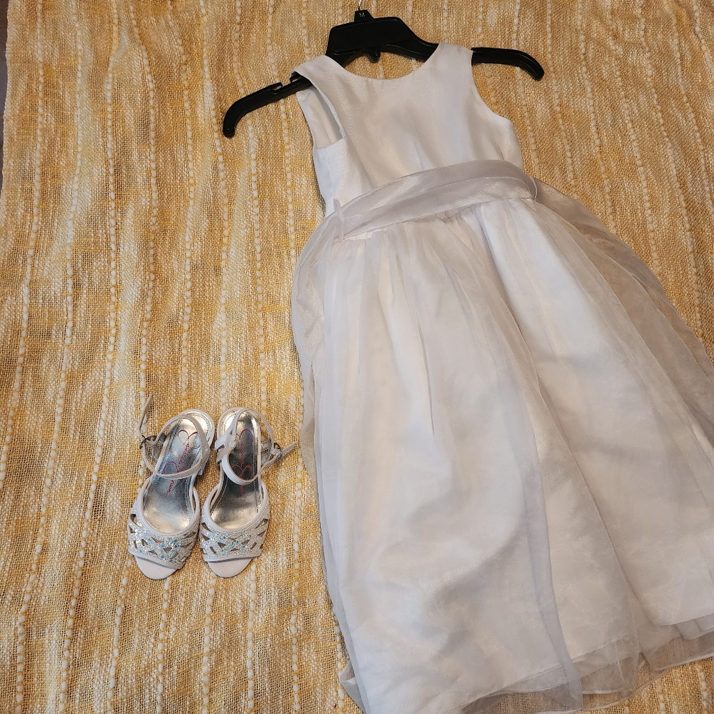 Girl's Flower Girl Dress and Shoes